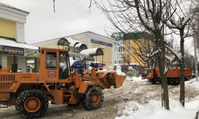 Вывоз снега в Гатчине – по графику