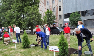 Гатчина – на аллее городов воинской славы в Ельце