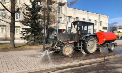 Началась генеральная уборка Гатчины