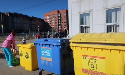 Ещё одна площадка для раздельного сбора мусора