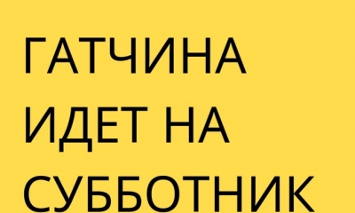 Месячник благоустройства в Гатчине