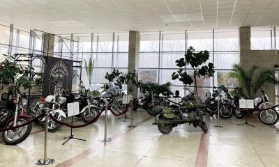 Выставка мотоциклов в Гатчине